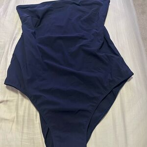 Zara Navy Blue One-Piece Bodysuit